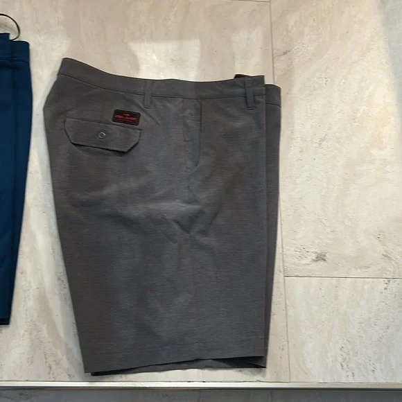 Pelagic Gray, Black and Blue quick dry shorts - Picture 2 of 13